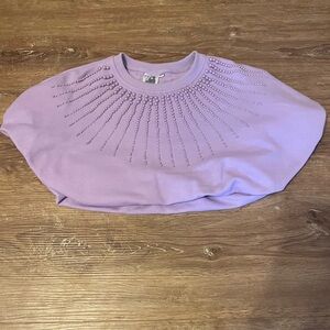 Queen of Sparkles Purple Pearl Size XS Top